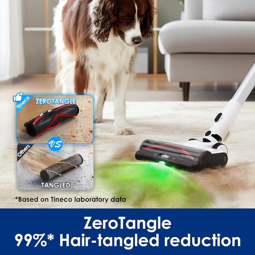 Tineco Pure ONE A50S Cordless Stick Vacuum Cleaner & 3DSense Power Brush