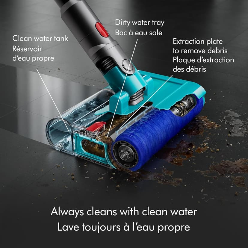 Dyson V15s Detect Submarine​ Wet Dry Vacuum, Yellow/Nickel