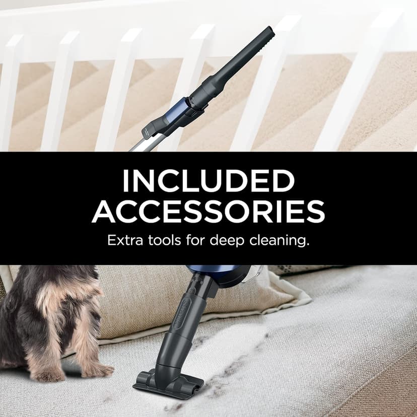 Shark HZ600C Ultralight Pet Pro Corded Stick Vacuum with PowerFins & Self-Cleaning Brushroll, Perfect for Pets, Converts to Hand Vacuum, Pet Power Brush, Crevice & Upholstery Tools, (Canadian Version)