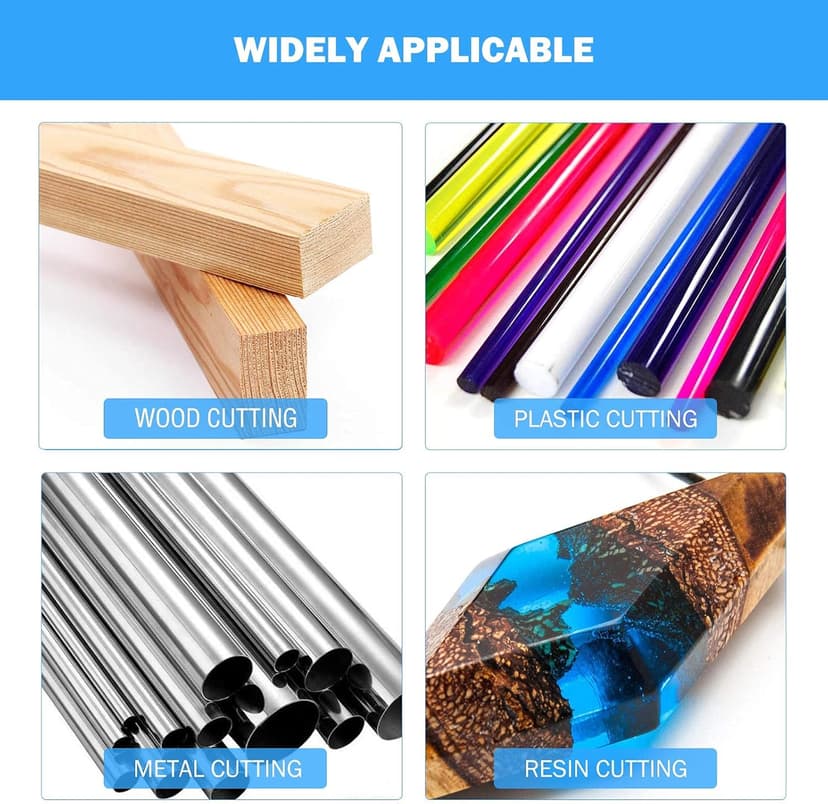 BEAMNOVA Mini Miter Saw Electric Power Table Benchtop Cut-Off Chop Max 45 Degree Cutting for Crafts Miniatures Metal Wood Plastic Compound Cutter