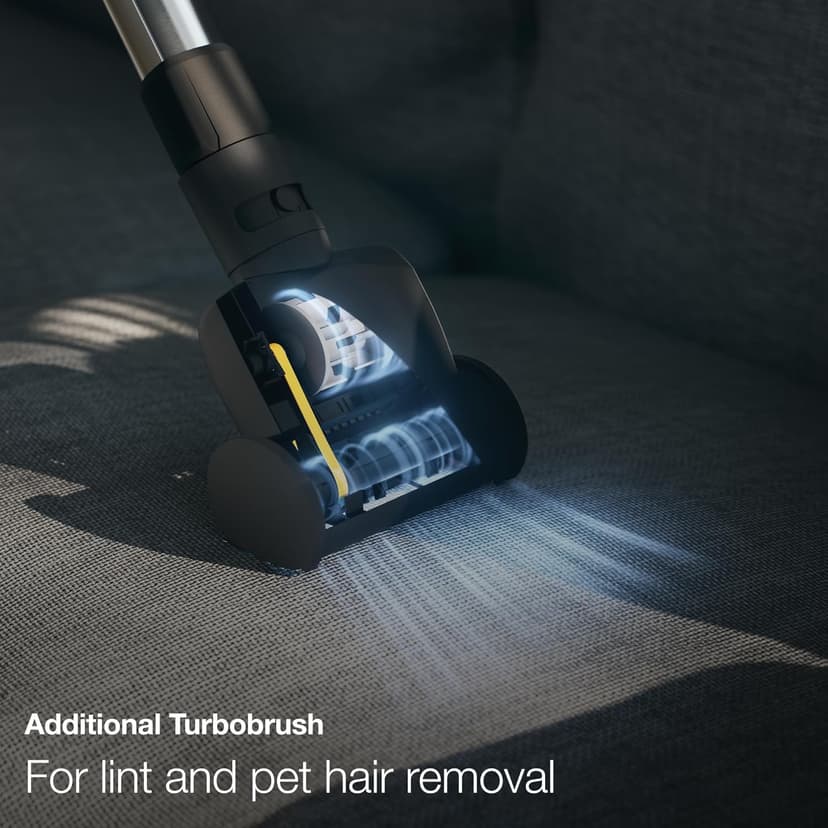 Miele Blizzard CX1 Cat & Dog Bagless Canister Vacuum, Lotus White - Pet Hair, Portable