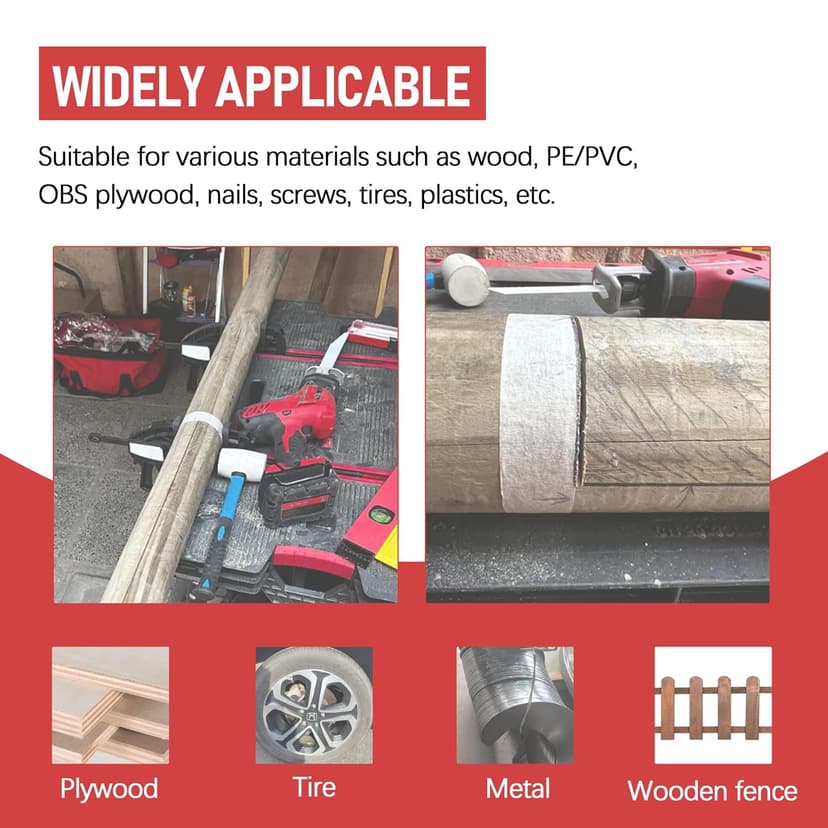 49-22-1129 Replacement for Milwauke Sawzall Reciprocating Saw Blade for Metal Wood PVC Pipe Cutting(Set of 12)