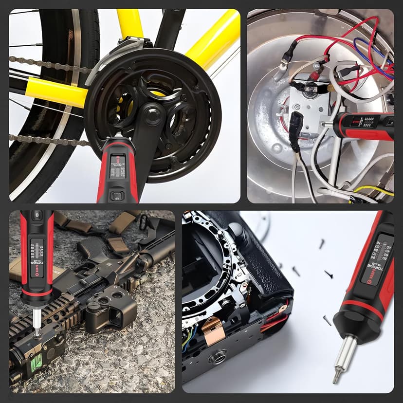 VANPO Torque Screwdriver, 10-90In-lb Torque Screw Driver Wrench Driver Set, 1/4” Drive Inch Pounds Torque Wrench Screwdriver with 60 S2 Bits for Maintenance, Tools, DIY, Bike Repairing and Mounting