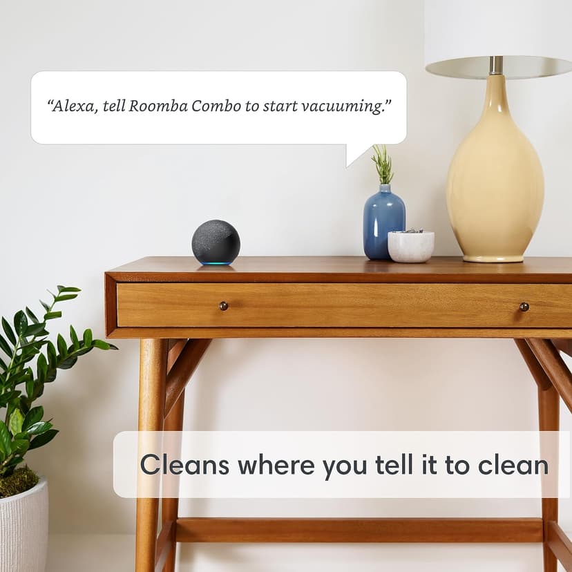 iRobot Roomba Combo i5+ Self-Emptying Robot Vacuum and Mop, Clean by Room with Smart Mapping, Empties Itself for Up to 60 Days, Works with Alexa, Personalized Cleaning OS