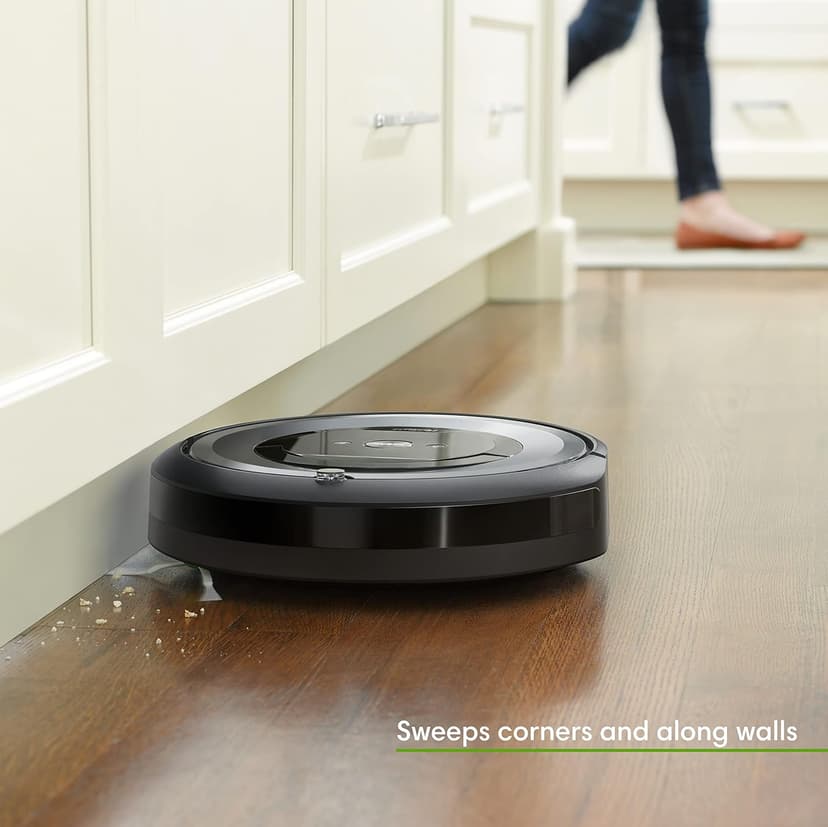 iRobot Roomba E5 (5150) Robot Vacuum - Wi-Fi Connected, Works with Alexa, Ideal for Pet Hair, Carpets, Hard, Self-Charging Robotic Vacuum, Black