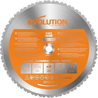 Evolution RAGE355BLADE- 14” Multi-Material Blade , Silver