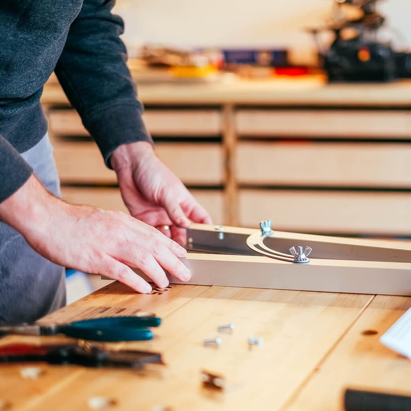 DCT Taper Gauge Jig Tool Kit Set for Tapering (Angle Cutting) Wood Tapered Legs and More on Radial Arm or Table Saw