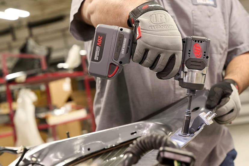 Ingersoll Rand W3111-K22 20V 1/4" Hex Cordless Impact Driver 2 Battery Kit, Mid-Torque, Compact, Pistol Grip