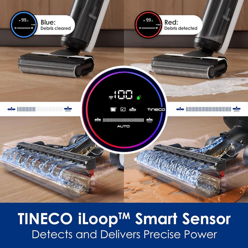 Tineco Floor ONE S6 Cordless Wet Dry Vacuum Floor Cleaner Washer Floor Cleaning Solution