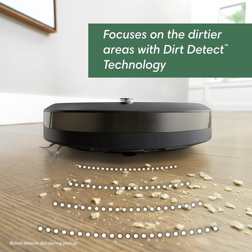 iRobot Roomba i3+ EVO (3550) Self-Emptying Robot Vacuum – Now Clean by Room with Smart Mapping, Empties Itself for Up to 60 Days, Works with Alexa, Ideal for Pet Hair, Carpets​, Roomba i3+
