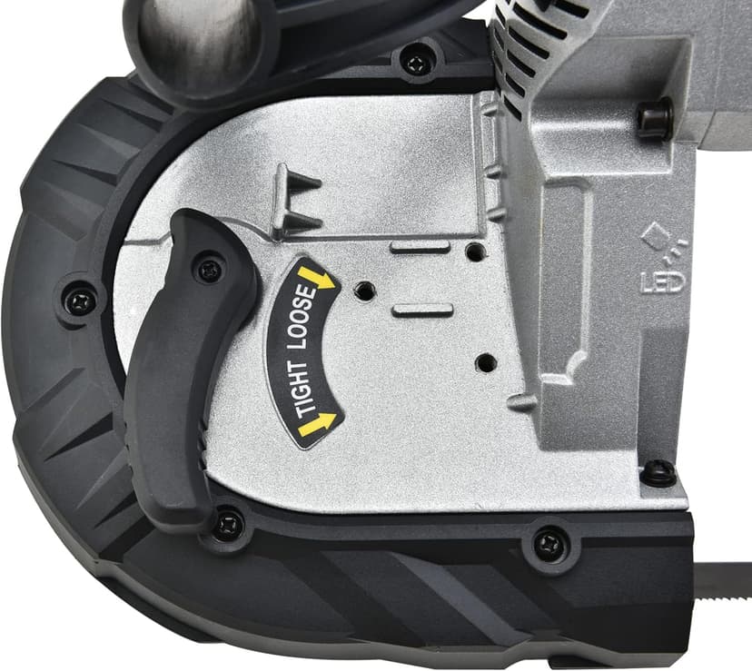 PowerSmart Portable Band Saw with Removable Alloy Steel Base, 10Amp 1100W Motor 5-Inch Deep Cut Bandsaw for Metal