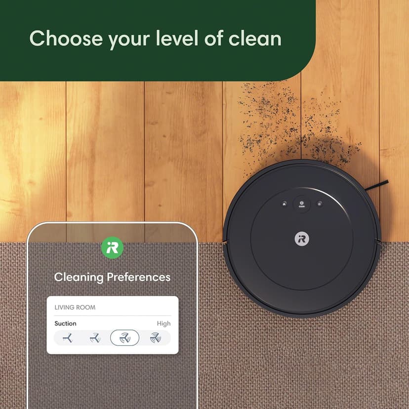 iRobot Roomba Vacuum 2 Essential Robot with AutoEmpty Dock, 3 Suction Levels, Latest Floor Tracking Sensors, and Compact Design (Black)
