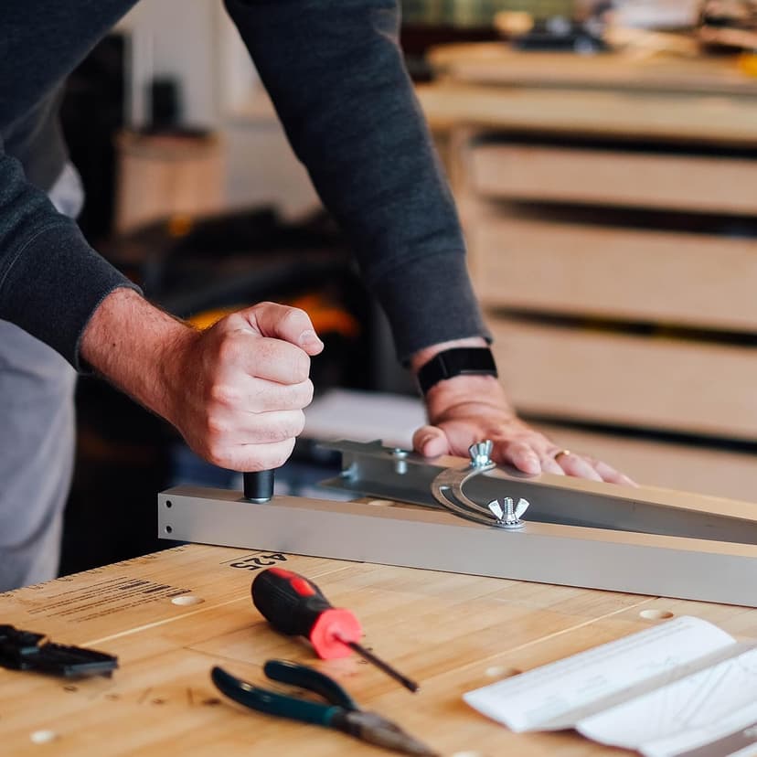 DCT Taper Gauge Jig Tool Kit Set for Tapering (Angle Cutting) Wood Tapered Legs and More on Radial Arm or Table Saw