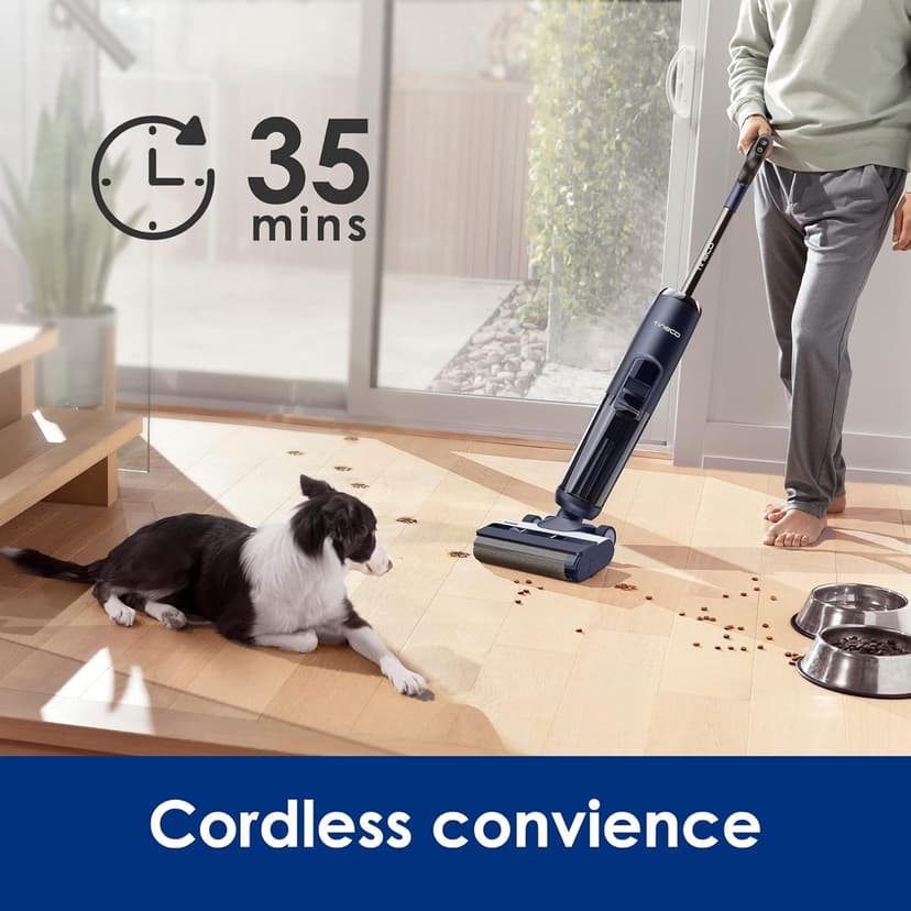 Tineco Floor ONE S5 Smart Cordless Wet Dry Vacuum Cleaner and Mop for Hard Floors & Carpet ONE Spot Essentials Smart Cordless Carpet and Upholstery Spot Cleaner