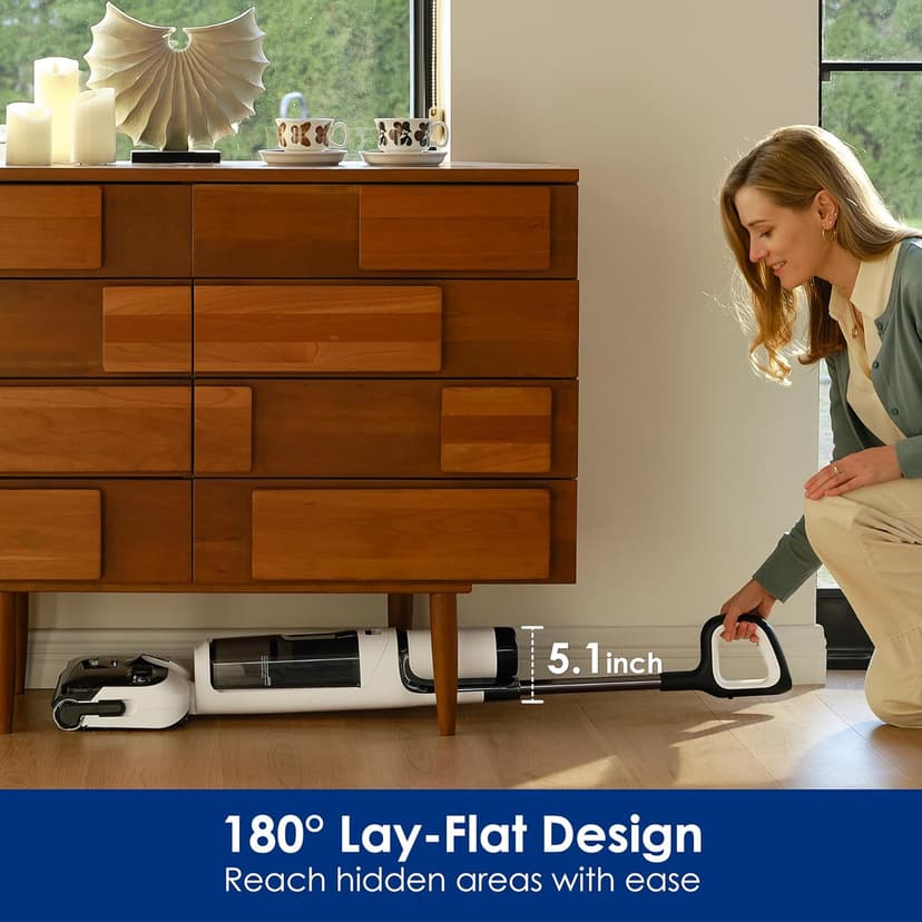 Tineco Floor ONE Stretch S6 Cordless Wet Dry Vacuum Cleaner&A20 Cordless Stick Vacuum Cleaner, Up to 40Min-Runtime 3 Modes for Multi-Level Messes