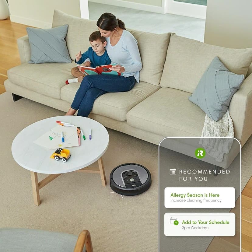 iRobot Roomba E6 (6199) Robot Vacuum - Wi-Fi Connected, Compatible with Alexa, Ideal for Pet Hair, Carpets, Hard, Self-Charging Robotic Vacuum, Sand Dust (Renewed)