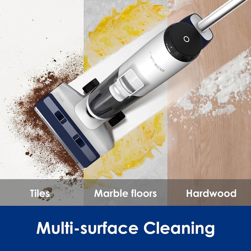 Tineco iFLOOR 5 Breeze Complete Wet Dry Vacuum Cordless Floor Washer & Floor Cleaning Solution