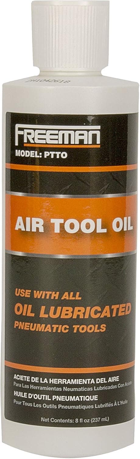 Freeman P4FRFNCB Pneumatic Framing and Finishing Nailer and Stapler Kit with Bag (4-Piece) & PTTO Air Tool Oil, 8 oz.