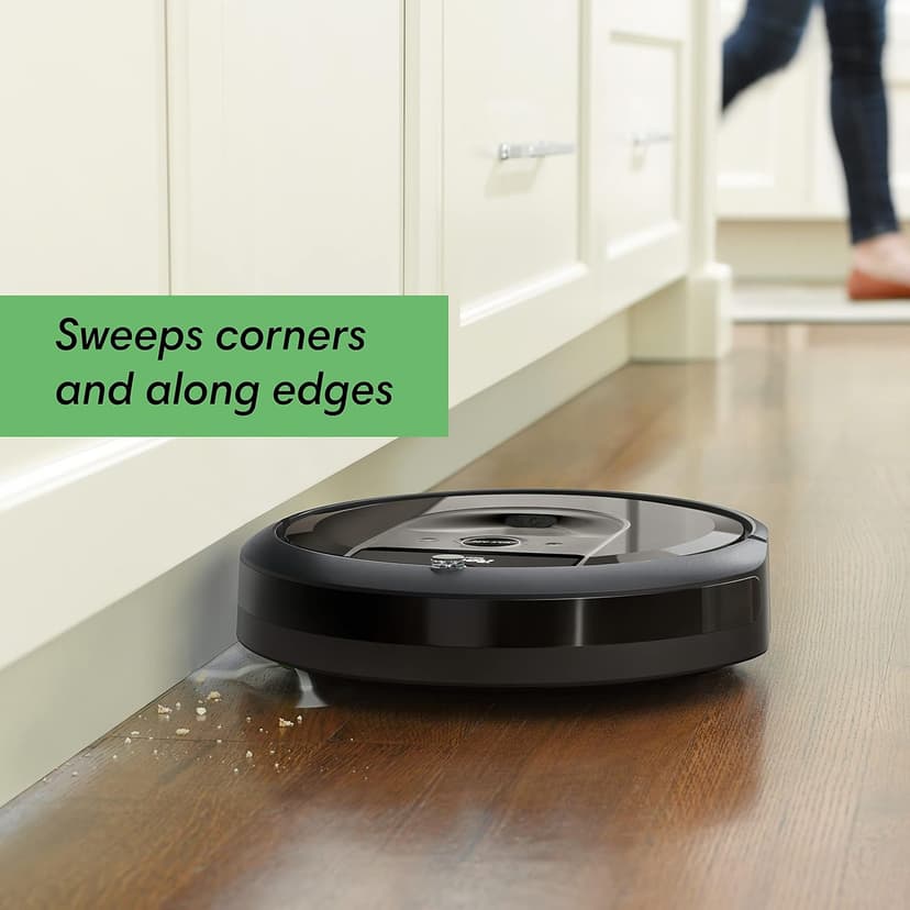 iRobot Roomba i7+ (7550) Robot Vacuum with Automatic Dirt Disposal - Empties Itself for up to 60 Days, Wi-Fi Connected, Smart Mapping, Works with Alexa, Ideal for Pet Hair, Carpets, Hard Floors
