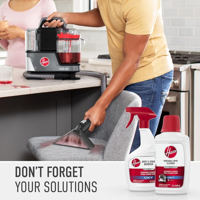 Hoover ONEPWR CleanSlate Cordless Portable Carpet + Upholstery Spot Cleaner Machine, Powerful Suction, Versatile Tools, Car and Auto Detailer, Pair with Hoover Spot & Upholstery Cleaner Solution