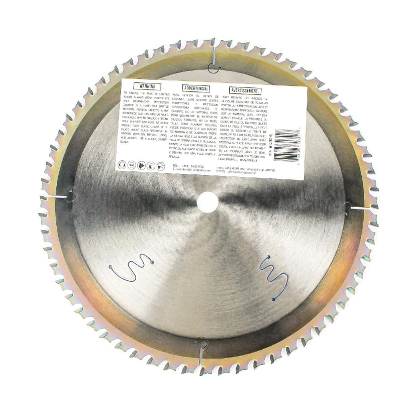 Circular Saw Blades Woodworking TA Series,10" 60-Tooth 5/8" Arbor, for Laminate, Melamine Board, Special Anti-Thermal Adhesion Coating on Cutting Edges -TA,High Finish,Long Life,W10 60T TA