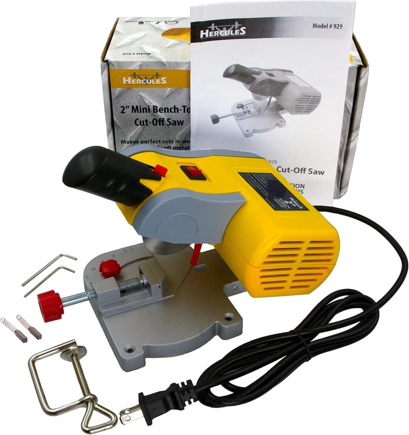 Hercules Mini Benchtop Cut-Off Miter Saw for Hobby Crafts (Mini Cut-Off Saw)