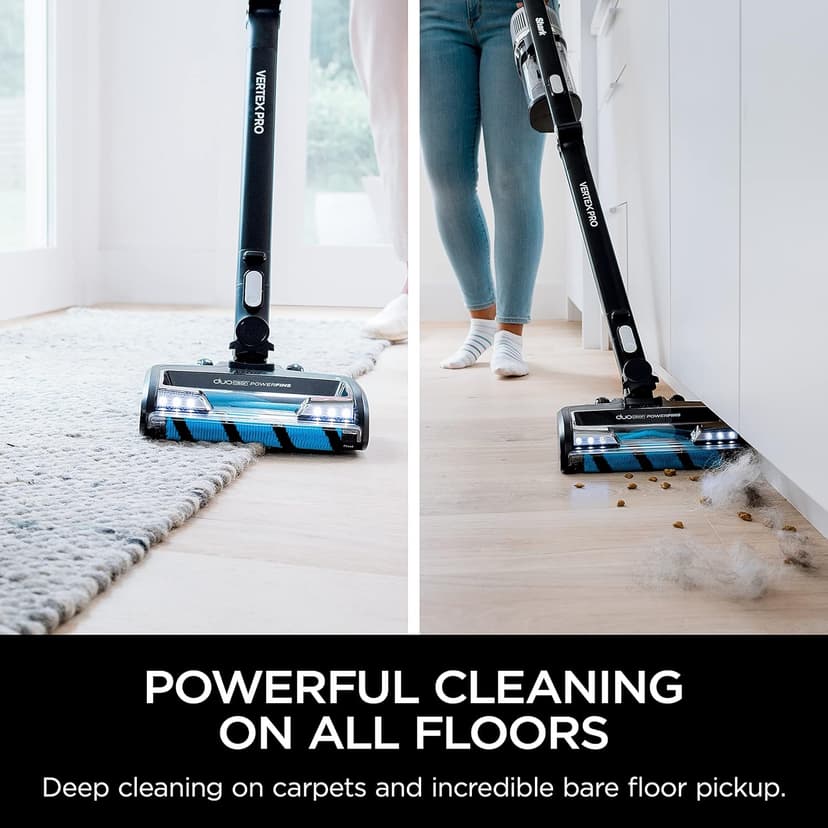 Shark 2-Pack IZ682H Vertex Pro Cordless Stick Vacuum with IQ Display - Black + 2-Pack White Towel + 2-Pack Universal Screen Cleaner