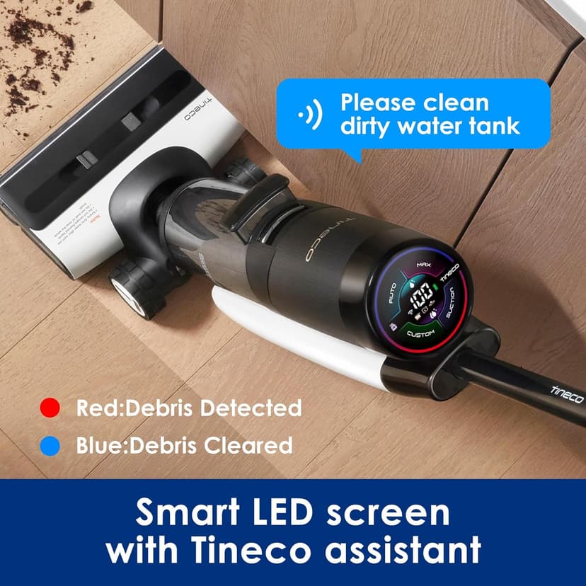 Tineco FLOOR ONE S7 FlashDry Smart Cordless Wet Dry Vacuum Cleaner & Floor Cleaning Solution