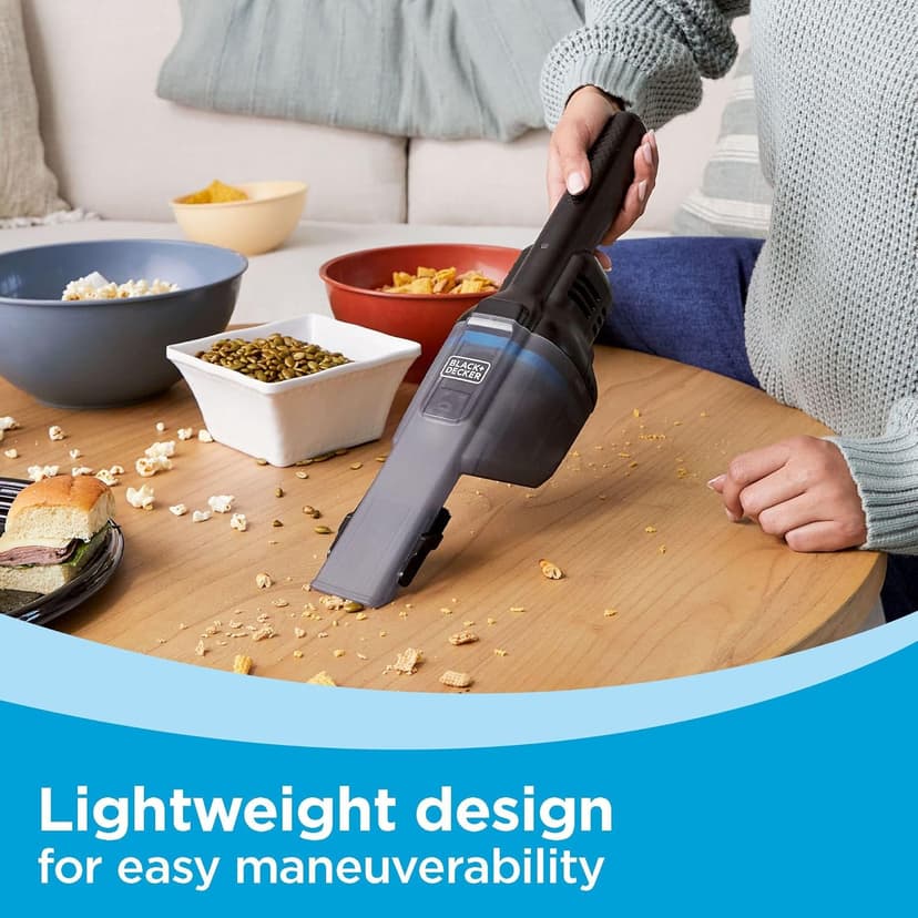 BLACK+DECKER dustbuster Blast Cordless Handheld Vacuum, Home and Car Vacuum (HNVD220J00)