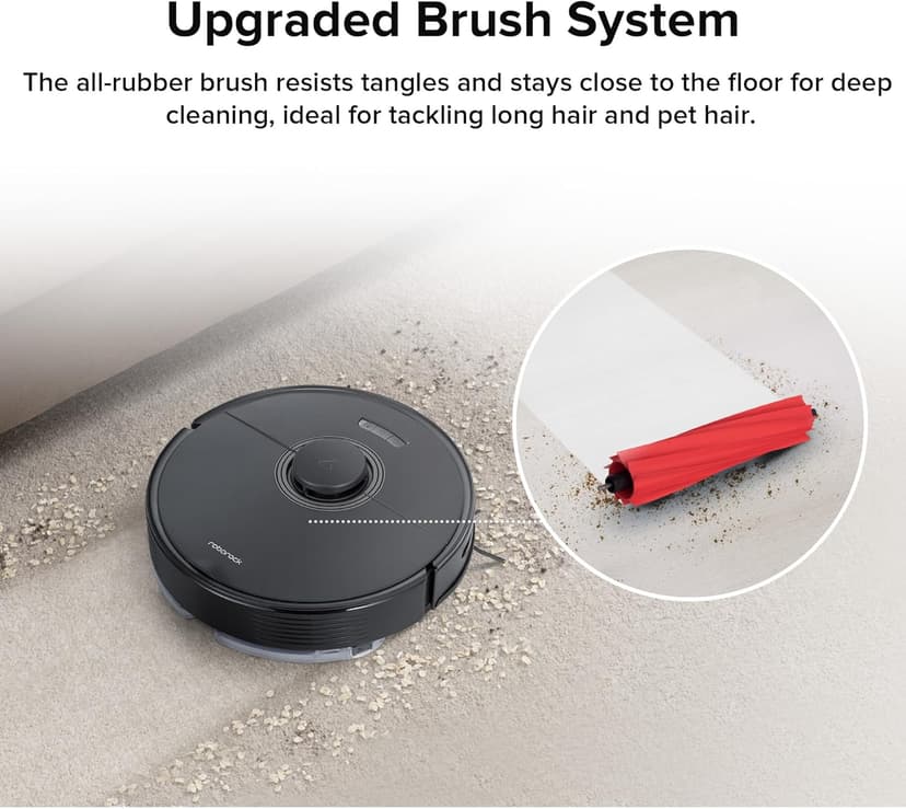 roborock Q7 Max Robot Vacuum and Mop, 30-Level Adjustable Water Flow, 4200Pa Suction, PreciSense LiDAR Navigation, No-Go Zone, No-Mop Zone, 3D Mapping, App & Voice Control, Ideal for Pet Hair