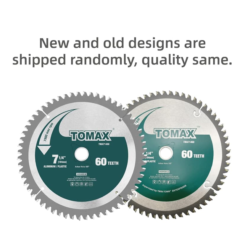 7-1/4-Inch 60 Tooth TCG Aluminum and Non-Ferrous Metal Saw Blade with 5/8-Inch DMK Arbor