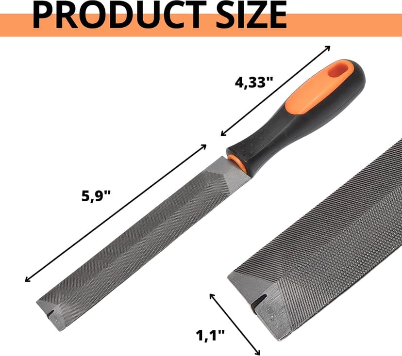 Hand Saw Sharpening Tool Feather Shaped Taper Files Tool Sharpener for Professionals File for Hand Saws Pruning Mill Taper