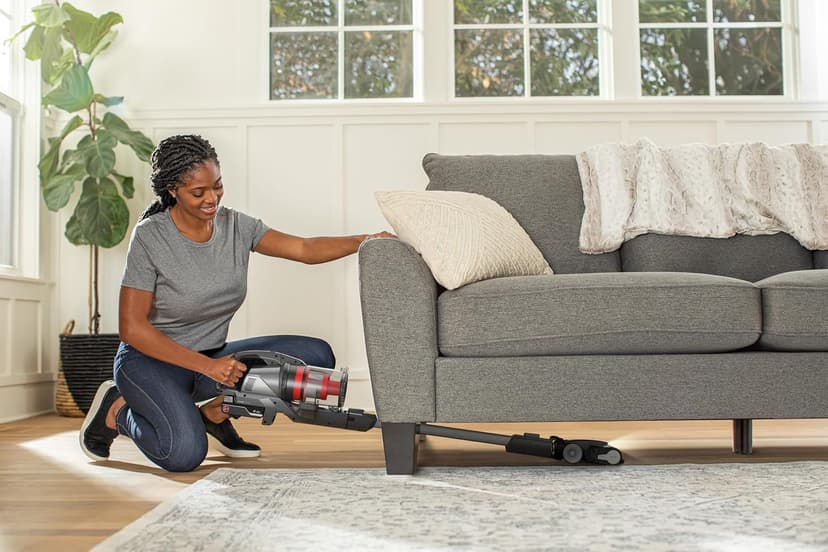 Hoover ONEPWR WindTunnel Emerge Cordless Stick Vacuum Cleaner, Lightweight Stick Vac, Powerful and Quiet Cleaning, Self Standing, No Wall Mount Required, Cordless Vacuum Cleaners for Home Use