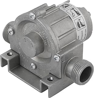 wolfcraft Pump with Metal Casing (3000 l/h) - 2200000 - for Pumping Liquids with a Power Drill - for Fast and uncomplicated Transport of Non-Potable Water