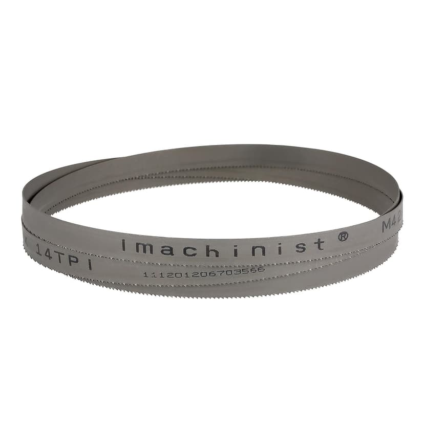 Imachinist S9312121418 93-1/2" Long, 1/2" Wide, 0.025" Thick, Variable Teeth M42 Bi-Metal Bandsaw Blades for Metal Cutting (14/18TPI)