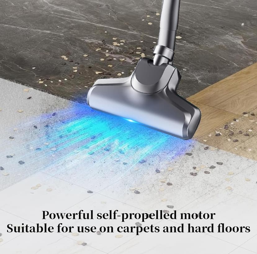 Cordless Vacuum Cleaner,Stick Vac with LED Screen,4 in 1 Mattress Vacuum, 1500mah Battery, Strong Suction,Suitable for Bed, car, Sofa, Carpet, pet Hair，Hardwood Floor