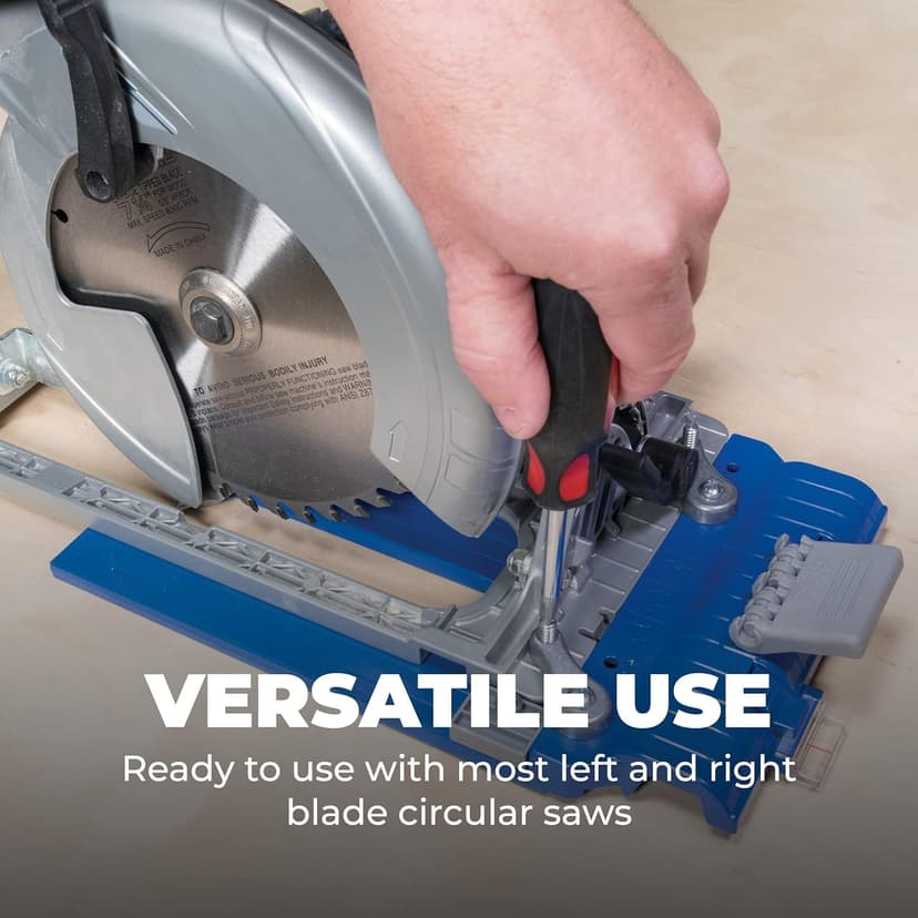 Kreg KMA2685 Rip-Cut Circular Saw Guide - Cutting Tool - Guide is Best for Regular (Side-Blade) Circular Saw - Ensure Compatibility Before Use - Woodworking Tools for Home Improvement