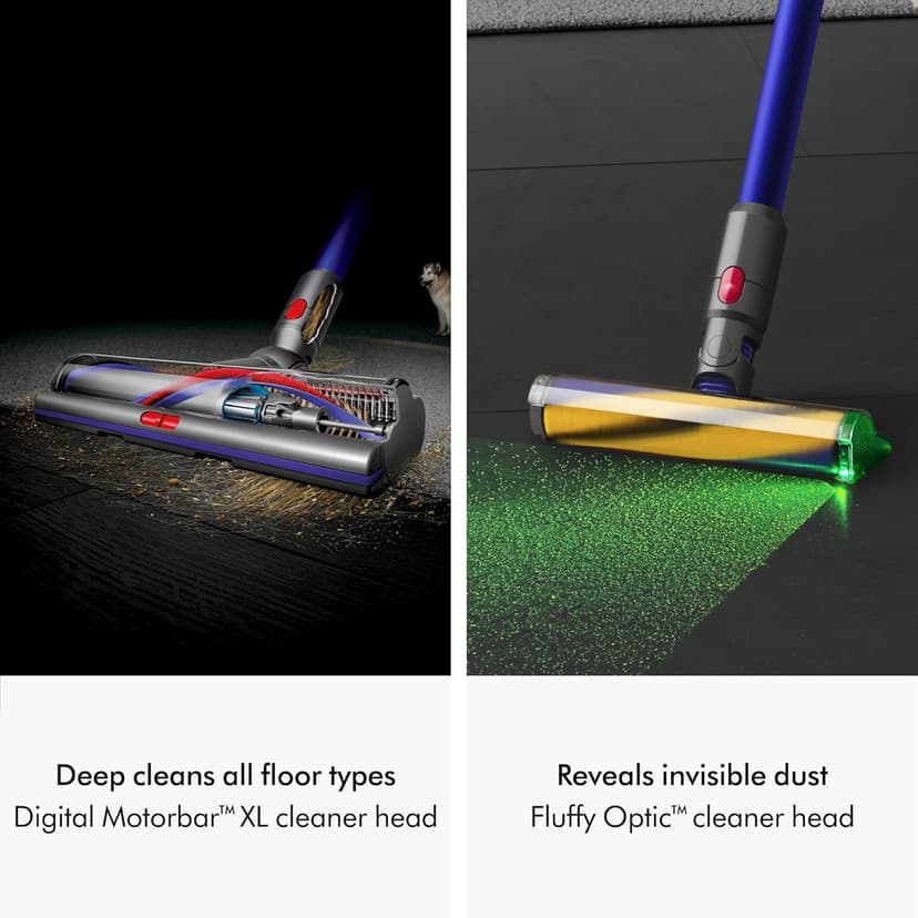 Dyson Gen5outsize Cordless Vacuum Cleaner, Nickel/Blue, Extra Large