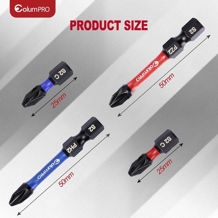 105 Degree Right Angle Drill Screwdriver Bit Set, 1/4” Hex Shank Right Angle Drill Attachment with 4PCS PZ2 & PH2 Screwdriver bits and bit holder