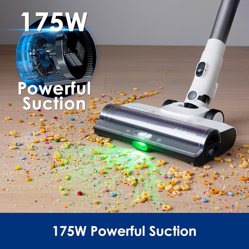 Tineco Floor ONE S5 Smart Cordless Wet Dry Vacuum Cleaner and Mop for Hard Floors&Tineco Pure ONE Station 5 Cordless Smart Vacuum with 2.5L Auto Dust Base, Full-Path Self-Cleaning