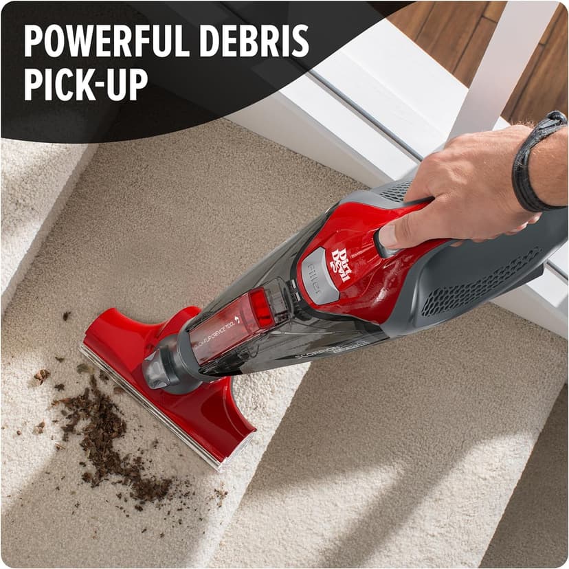 Dirt Devil Scorpion Plus Handheld Vacuum Cleaner, Powerful Suction, Lightweight, Includes Pivoting Stair and Upholstery Tool, Hose and Dusting Brush, Corded Portable Vacuum Cleaner