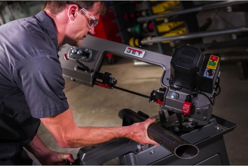 JET 5" x 6" Mitering Variable-Speed Horizontal Bandsaw, 1/2 HP, 115V 1Ph (Model HBS-56MVS)