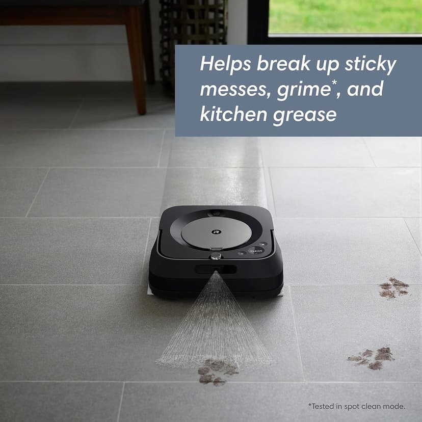 iRobot Roomba i3+ EVO (3550) Robot Vacuum and Braava Jet m6 (6113) Robot Mop Bundle - Wi-Fi Connected, Smart Mapping, Works with Alexa, Precision Jet Spray, Corners & Edges, Ideal for Multiple Rooms