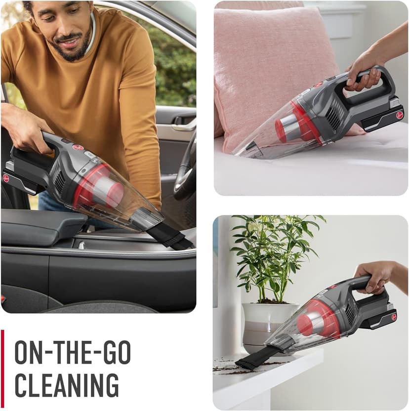 Hoover ONEPWR Cordless Handheld Vacuum Cleaner, Powerful Suction, Lightweight and Compact, Perfect for Quick Pick-Ups, Includes On-Board Crevice Tool, Portable Vacuum Cleaner