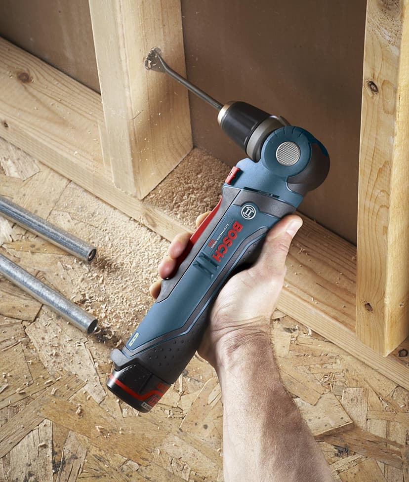BOSCH PS11-102 12V Max 3/8 In. Right Angle Drill/Driver Kit with 2.0Ah Lithium Ion Battery