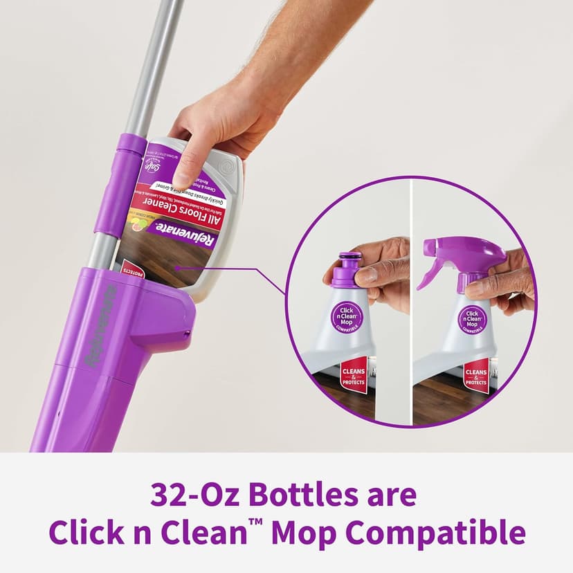 Rejuvenate All Floors Cleaner Refill, 1 Gallon, Breaks Down Dirt and Grime, Cleans and Protects Floors Throughout Your Home, Including Sealed Hardwood, Tile, Vinyl, Laminate and More