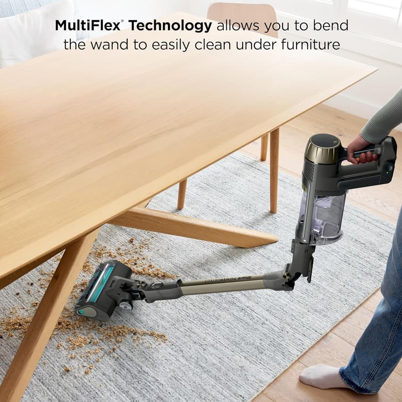 Shark PowerDetect Clean & Empty Cordless Stick Vacuum & Auto-Empty System, Powerful Suction, HEPA Filtration, Carpet & Hard Floor, Portable, Stick Vacuum for Pet Hair, Dark Gray, IP3253