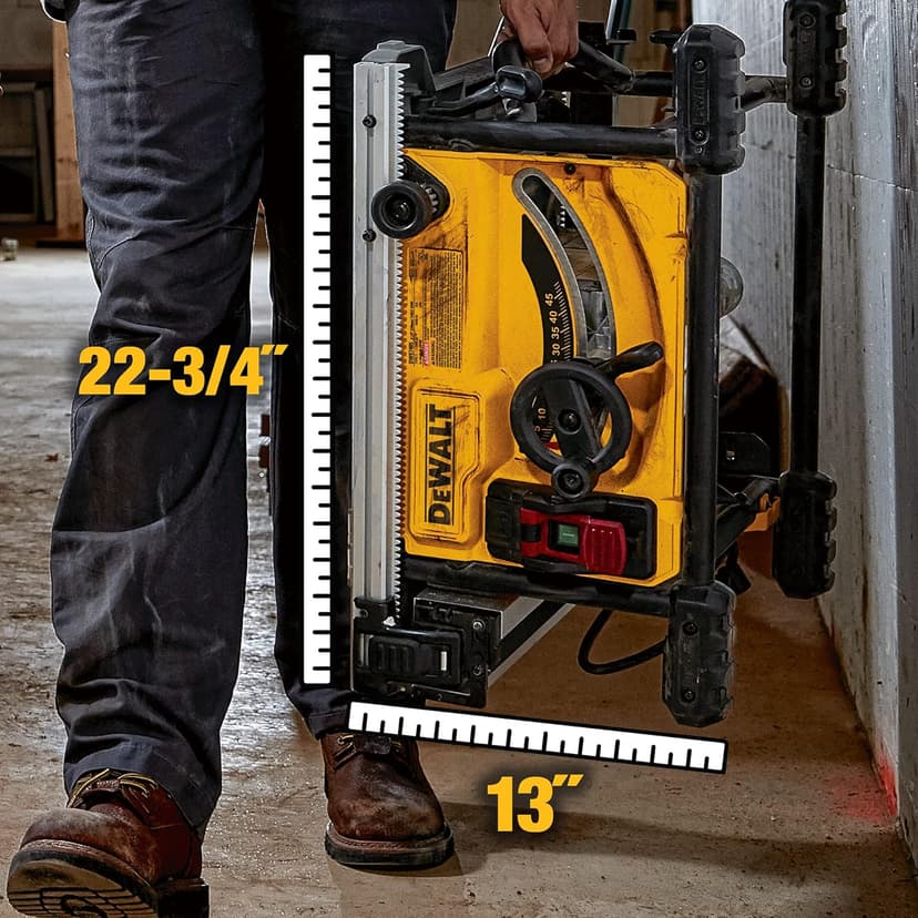 Dewalt DWE7485R 120V 15 Amp Compact 8-1/4 in. Corded Jobsite Table Saw (Renewed)
