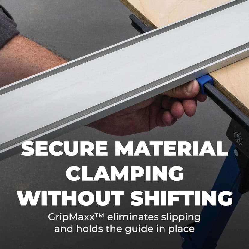 Kreg KMA4700-E Straight Edge Guide XL - 8 Ft - For Circular Saw - For Cross Cut & Rip Cut - Aluminum Guide Rails - Carpentry Tools & Accessories