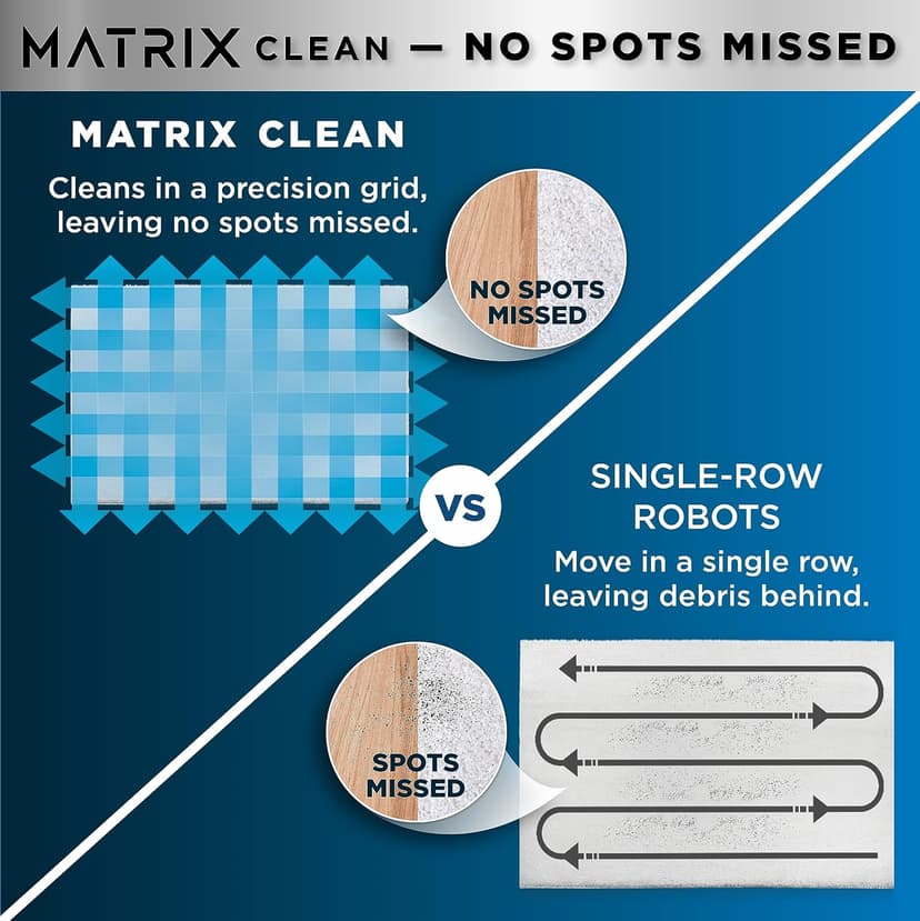 Shark Matrix Plus 2in1 Robot Vacuum & Mop with Sonic Mopping, Matrix Clean, Home Mapping, HEPA Bagless Self Empty Base, CleanEdge, for Pet Hair, WiFi, Black/Mocha, AV2630WA